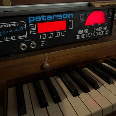Peterson AutoStrobe Stretch 490-ST Tuner w/Original Carrying Case image 10