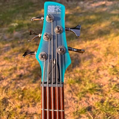 Ibanez SR305E-CUB Soundgear 2020 - Cerulean Aura Burst FULL PRO SET UP! Frets Levelled, Crowned,& Polished, Rolled Edges! image 12
