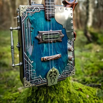 The Kingfisher - High Bird custom cigar box guitar image 22