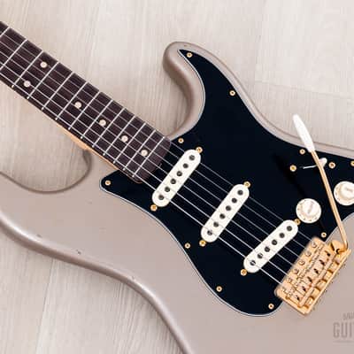 2025 Fender Custom Shop Masterbuilt Yuriy Shishkov ‘60s Stratocaster Shoreline Gold w/ Case, CoA image 7