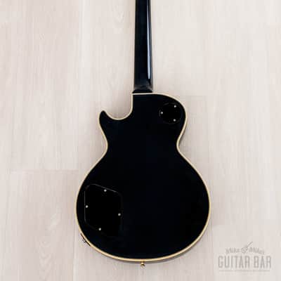 2000s Edwards by ESP E-LP-98LTC Custom Black Beauty, Ebony Nitro Lacquer w/ USA Seymour Duncans, Japan image 3