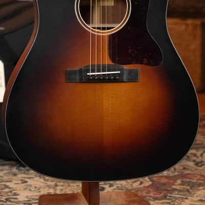 Eastman E1SS-SB Sitka/Sapele Sunburst Slope Shoulder Dreadnought Acoustic Guitar #8068 image 7