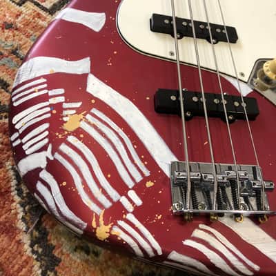 "Il Buono" Custom Hand Painted Fender Standard Jazz Bass image 7