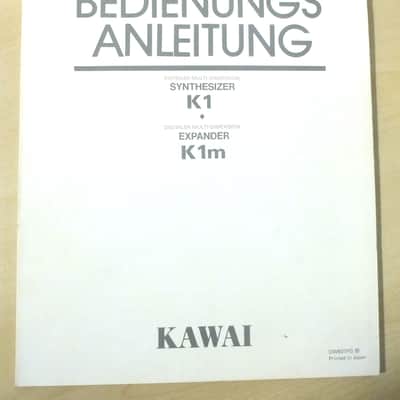 KAWAI K1. Lote manuales y plantilla image 3