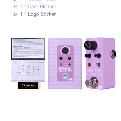 FLAMMA FC15 Analog Flanger Pedal, Oscillator Effects with 2 Modes, True Bypass Mini Portable Durable Metal Shell image 7