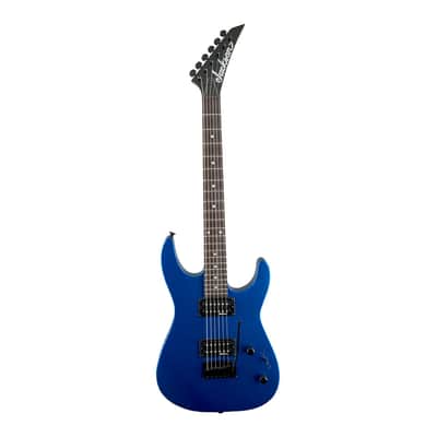 Used Jackson JS Series JS11 Dinky - Metallic Blue w/Amaranth FB image 2