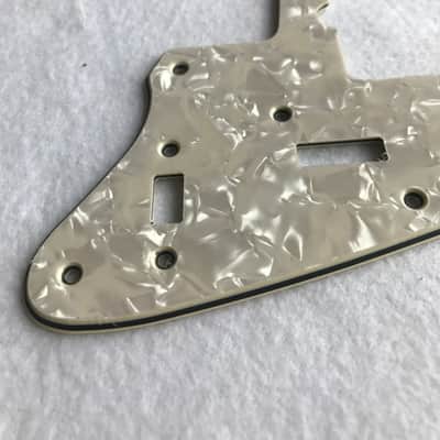 For Japan Jazzmaster Guitar Pickguard , 4 Ply Ivory White Pearl image 6
