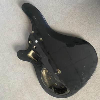 Black 5/6 String Bass Basswood Body DIY Project image 2