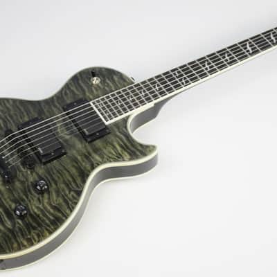 Epiphone Les Paul Custom Prophecy EX 2008 - Trans Black **New Bone Nut** image 5
