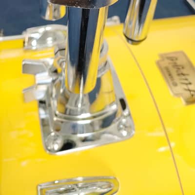 Yamaha - Hipgig MKI – Yellow Drum Kit – Vintage Rare Compact Drum Set - Inc. Cases image 10