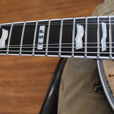 ESP E-II Eclipse , 2025, Blue natural fade, Burl top, OHSC, Exceptional condition image 15