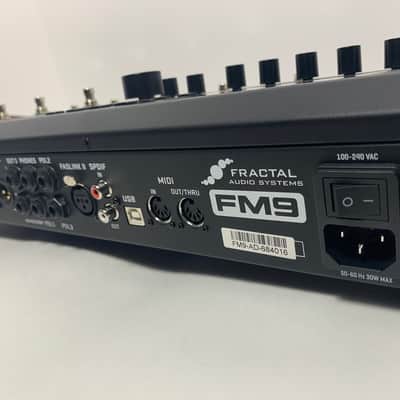 Fractal Audio FM9 Amp Modeler / FX Processor 2021 - 2023 - Black image 4
