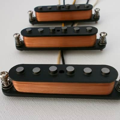Q pickups Stratocaster Guitar pickups Hand wound Alnico 5 Strat Custom Vintage 50s By Q pickups image 2