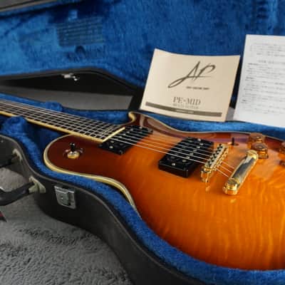 Aria Custom Shop PE-MID-I MIJ Flame Top MIDI Guitar w/ Original Case & Paperwork image 21