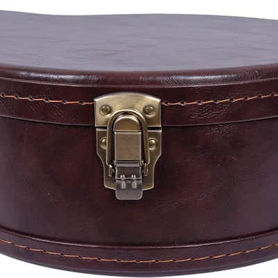 Crossrock  5 String Resonator Banjo Fit Snuggly in Deluxe Wood Hard Case  Brown  CRW620BJBR image 7