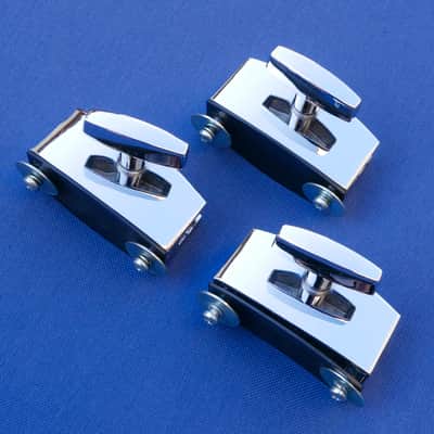 3 x Gretsch G9020 Tom Floor Tom Mount Bracket Vintage image 2