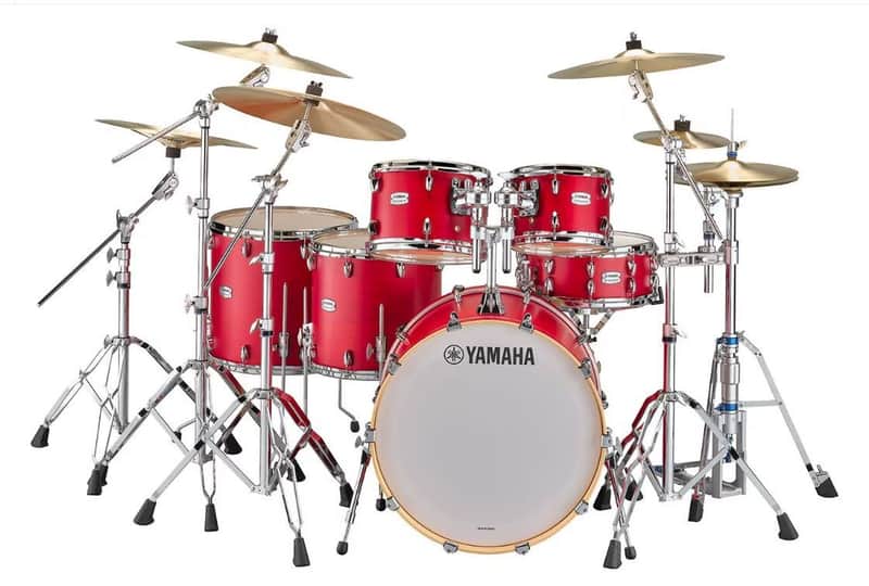 Yamaha Tour Custom 6-piece drum kit in Candy Apple Satin image 1