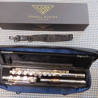 POWELL S0NARE PS 505 FLUTE -OPEN BOX + AURAMITE LIP PLATE, SIGNATURE H JOINT image 2