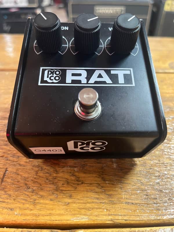 ProCo RAT 1987 Vintage LM308 Chip Collector Grade Black image 1