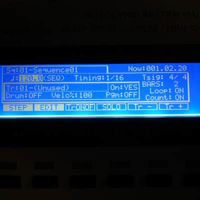 Akai MPC 2000 w/Custom BLUE LEDs & PADs 32MB RAM Sample & Boot Disks OS Ver.1.72 image 12