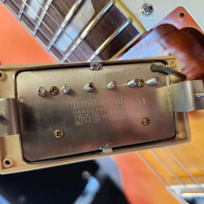 Used 2021 Epiphone Limited Edition 1959 Les Paul Standard w/ Neck Repair and Upgraded Pickups - Aged Honey Fade w/ Case image 19