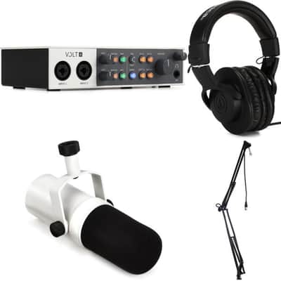 Universal Audio Volt 4 USB-C Audio Interface with Microphone and Headphones image 2