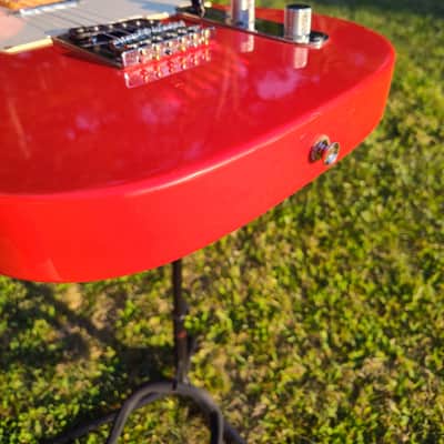 1994 Fender Telecaster MIM squier series red maple rare image 14