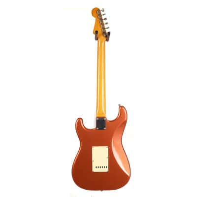 Fender 1991 ST-62 Stratocaster Reissue MIJ Burgundy Mist Metallic Matching Headstock image 5