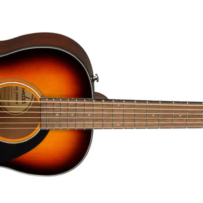 Fender CP-60S Parlor Size Solid SpruceTop, Walnut Fingerboard Acoustic Guitar, 3-Color Sunburst image 4