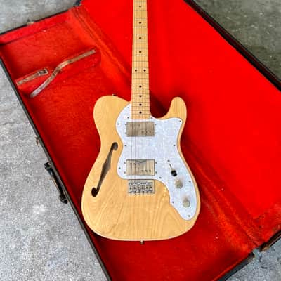 MIJ Fender 72 Telecaster Thinline maple 2019 original Japan TL-72 image 4