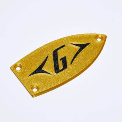 Custom Gretsch Truss Rod Cover - Gold (53mm hole spacing) image 1