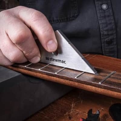 StewMac Fret Kisser Fret Leveling Tool, Quickly Spot Level a Single Guitar Fret (3771) image 2