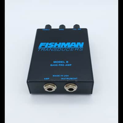 FISHMAN MODEL B ベースプリアンプ Fishman Model B Acoustic Bass Preamp w/ Original Box – Tested | Reverb