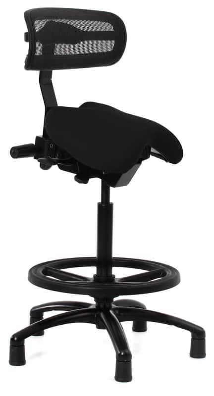 Crown Seating Performer Series Studio Stool with Backrest - Advanced image 1