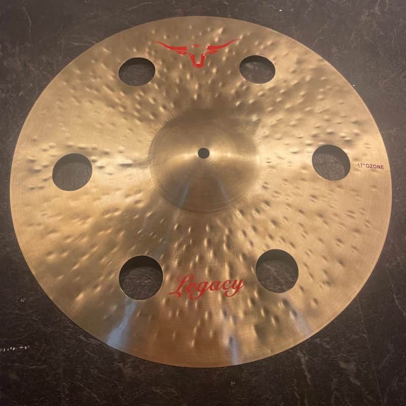 WILD BULL Legacy Series Hand Forged & Hammered 17"" Ozone Crash Cymbal image 1