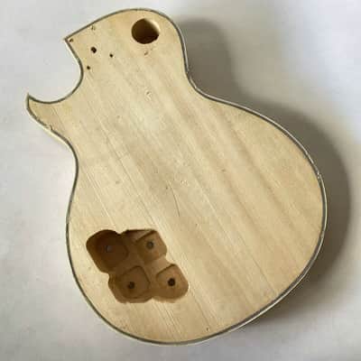 Maple Veneer Top Guitar Single Cut Basswood Body image 14