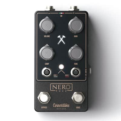 Cornerstone NERO Fuzz + Built-in Gladio SC Dumble Overdrive Guitar Pedal image 3