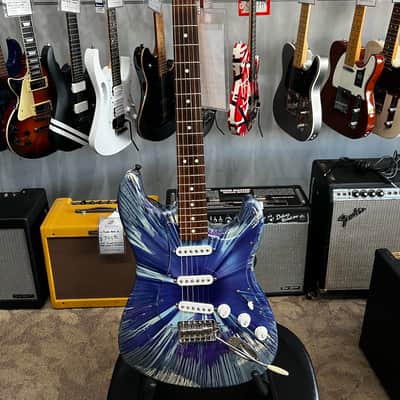 Fender Splattercaster 2003 - Turntable Splatte midnight swirl image 1