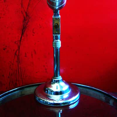 Vintage 1940's RARE Electro-Voice 630 Omnidirectional Dynamic Microphone Hi Z w period stand image 1