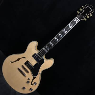 2018 Eastman T486 Blonde #0858 Archtop Electric Semi-Hollow Guitar image 1