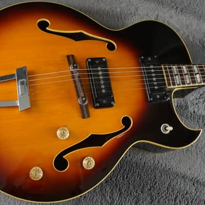 Guyatone Hollowbody Electric 1960s - Sunburst Japan Dual Pickup image 6