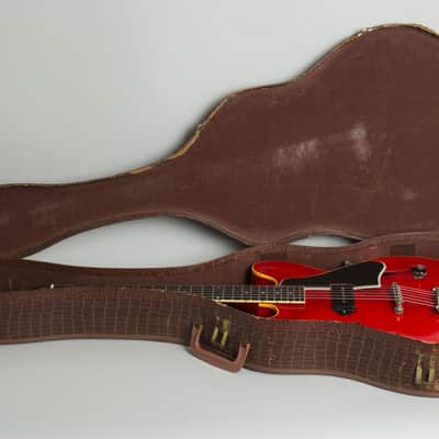 Gibson  ES-330TC Thinline Hollow Body Electric Guitar (1960-61), black hard shell case. image 10