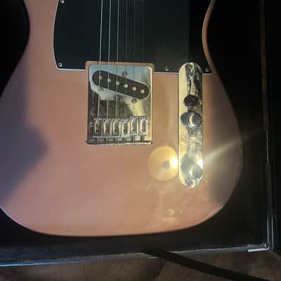 Fender Ltd Ed. Mexican telecaster- Burgandy Mist- with Dimarzio pickups and locking hardshell case image 2