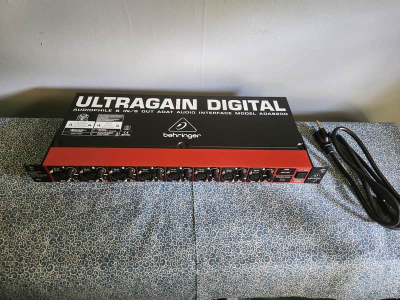 Behringer Ultragain Digital ADA8200 8-Channel Mic Preamp image 1