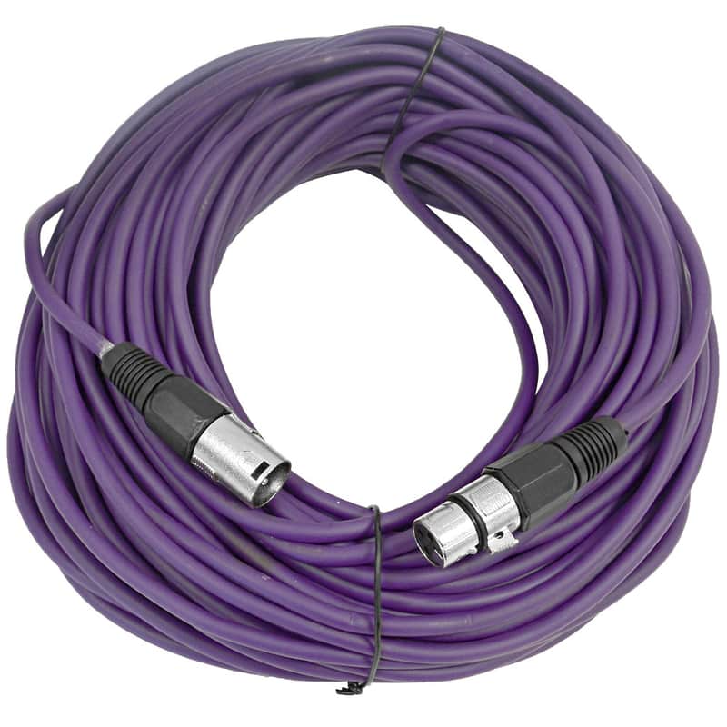 Seismic Audio SAXLX-100 XLR Male to XLR Female Mic Cable - 100' image 1