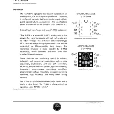 TL604 / SN99661 Replacement (TL604JDP) image 8