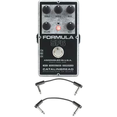 Catalinbread Formula 5F6 Tweed Bassman-style Overdrive Pedal with 3 Patch Cables image 2