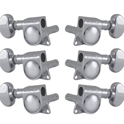 Grover 406C  Mini Rotomatic Locking Tuners 3 +3 Chrome Finish image 2