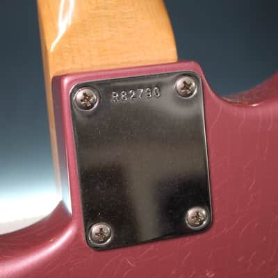Fender CS Masterbuilt 63 Stratocaster Closet Classic by Greg Fessler 2015 - Burgundy Mist image 20