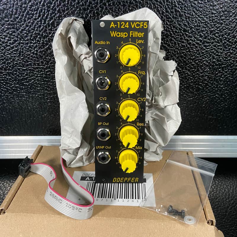 Doepfer A-124 VCF5 Wasp Filter Special Edition 2010s - Black with Yellow Knobs